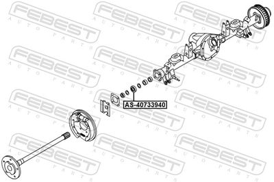 RULMENT AX CARDANIC FEBEST AS40733940 1
