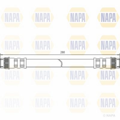 Brake Hose NAPA NBH1088