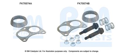 Монтажен комплект, изпускателна тръба BM Catalysts FK70074