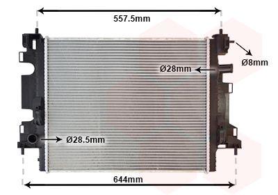 VAN WEZEL 43012703 Крышка радиатора  для SMART FORFOUR (Смарт Форфоур)