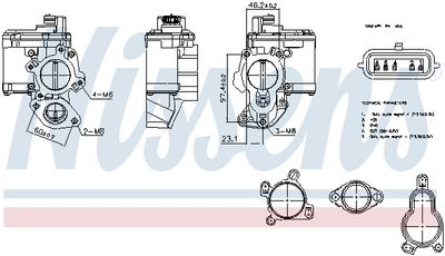 SUPAPA EGR NISSENS 98265