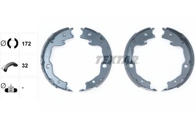 Brake Shoe Set, parking brake 91068200