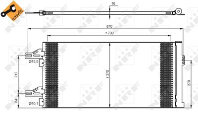 Kondensor, klimatanläggning NRF 35895