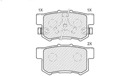 KLAXCAR FRANCE 24655z Тормозные колодки и сигнализаторы для HONDA ACCORD VIII универсал (CW) 2.2 i-DTEC (CW3) KLAXCAR FRANCE 24655z Тормозные колодки и сигнализаторы для HONDA ACCORD VIII универсал (CW) 2.2 i-DTEC (CW3)