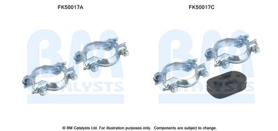 Монтажен комплект, изпускателна тръба BM Catalysts FK50017