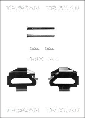 Комплектующие, колодки дискового тормоза TRISCAN 8105 101575 для PEUGEOT 806
