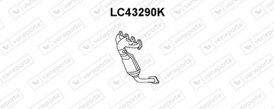 Катализатор коллектора VENEPORTE LC43290K для LANCIA YPSILON