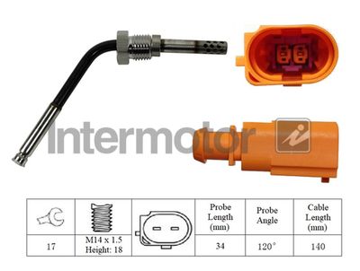 Sensor, exhaust gas temperature Intermotor 27328