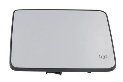 Zijspiegel glas Rechts (in reliëf, met verwarming, zonder ECE) past: JEEP WRANGLER IV JL 11.17-03.23
