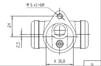 CILINDRU RECEPTOR FRANA MOTAQUIP VWC538