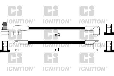 Комплект проводов зажигания QUINTON HAZELL XC785 для AUSTIN MONTEGO