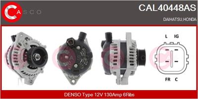 Генератор CASCO CAL40448AS для DAIHATSU CHARADE