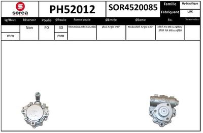 HYDRAULIKPUMPE LENKUNG EAI PH52012