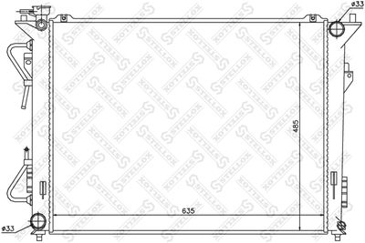 STELLOX 10-26613-SX Крышка радиатора для KIA MAGENTIS (Киа Магентис)