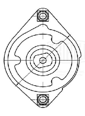 TRIALLI CM 5679 Натяжитель ремня генератора для BMW 5 Touring (E61) 520 d