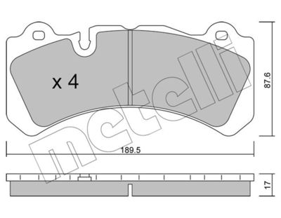 SET PLACUTE FRANA FRANA DISC METELLI 2213280