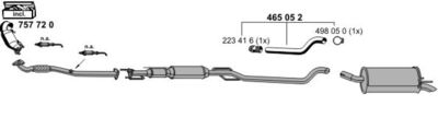 SISTEM DE ESAPAMENT ERNST 050883