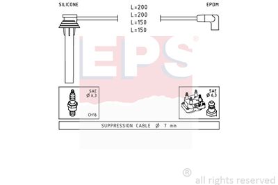 Комплект проводов зажигания EPS 1.501.507 для CHRYSLER CIRRUS