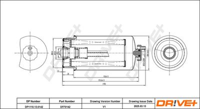 FILTRU COMBUSTIBIL DR!VE+ DP1110130142 0