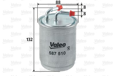 Топливный фильтр VALEO 587510 для VW FOX
