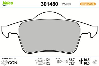 BREMSBELAGSATZ SCHEIBENBREMSE