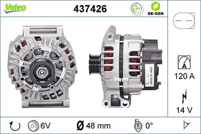 генератор VALEO 437426