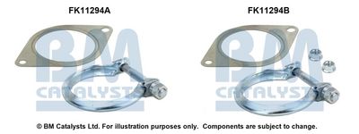 zestaw montażowy, filtr sadzy / filtr cząstek stałych BM CATALYSTS FK11294