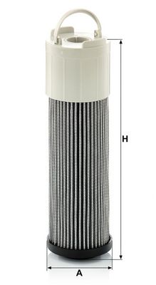 Hydraulisch filter (patroon) past: DEUTZ FAHR 5510, 5520, K 100, K 100 PROFILNE, K 110, K 120, K 410, K 420, K 420 PROFILINE, K 430, K 430 PROFILINE, K 610, K 610 PROFILINE, K 90, 5530, M 4030