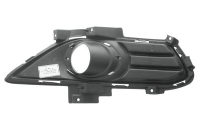 Voorbumper afdekking Voor Links (met mistlampgaten, chroom/zwart glanzend) past: FORD MONDEO V 08.14-04.18