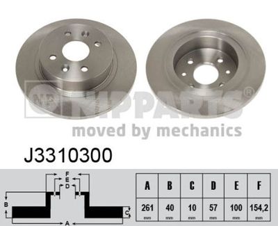 DISC FRANA NIPPARTS J3310300