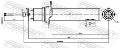 AMORTIZOR FEBEST 04659966F 1