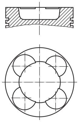 Zuiger - 0035413 - MAHLE