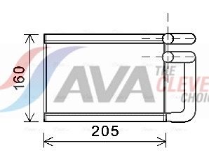 топлообменник, отопление на вътрешното пространство AVA Clever Choice KA6197