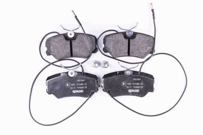 Комплект тормозных колодок, дисковый тормоз HELLA 8DB 355 018-401 для CITROËN ZX