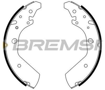 Комплект тормозных колодок BREMSI GF0717 для HONDA ODYSSEY