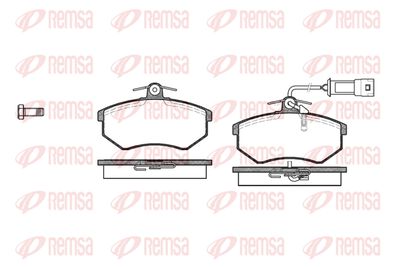 Комплект тормозных колодок, дисковый тормоз REMSA 0134.02 для CHERY V5