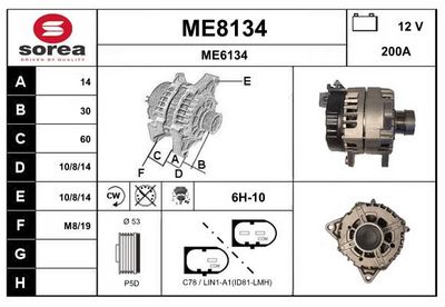 GENERATOR SNRA ME8134