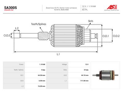 Anker, starter AUTOSTARTER SA3005