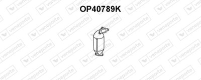 VENEPORTE OP40789K Катализатор  для OPEL VECTRA C (Z02) 2.0 16V Turbo (F69)