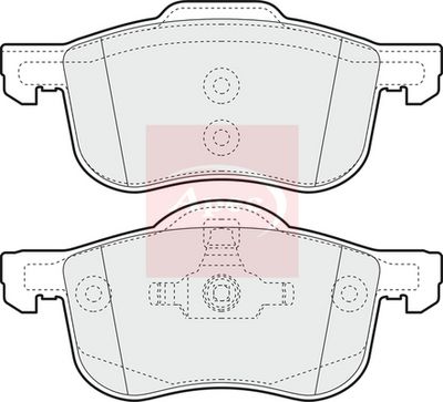 APEC Brake Pad Set, disc brake PAD1075