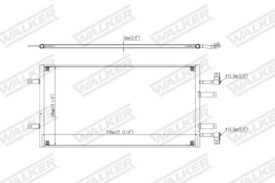 CONDENSATOR CLIMATIZARE WALKER WCD00319 6
