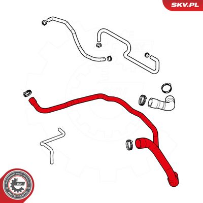Kylarslang ESEN SKV 24SKV359 för OPEL
