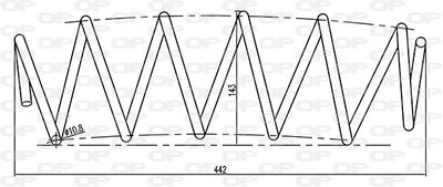 OPEN PARTS CSR9030.00 Пружина подвески  для CITROËN C3 (Ситроен К3)