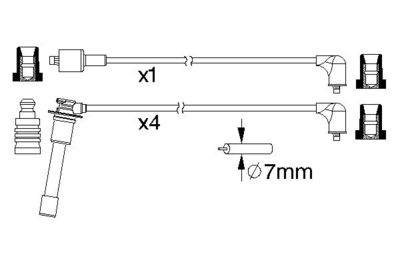 BOSCH Zündleitungssatz