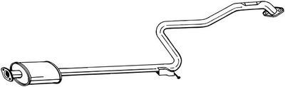 BOSAL Mittelschalldämpfer