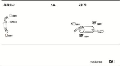 SISTEM DE ESAPAMENT WALKER PEK020028