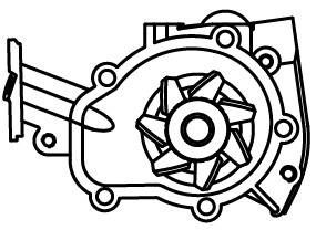 LUZAR LWP 0559 Помпа (водяной насос) для SUZUKI CAPPUCCINO (EE) 0.7 (SX306)