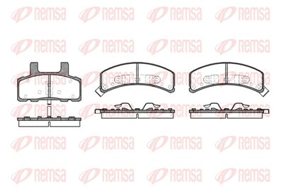 Комплект тормозных колодок, дисковый тормоз REMSA 0552.02 для GMC S15