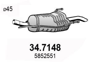 ASSO Endschalldämpfer (34.7148)
