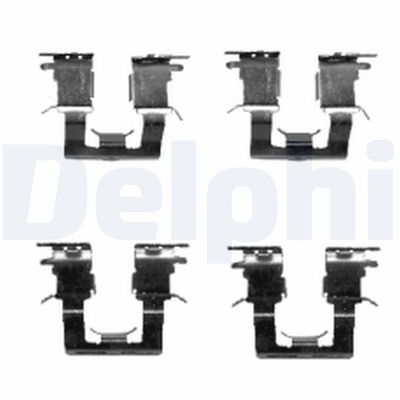 SET ACCESORII PLACUTE FRANA DELPHI LX0388